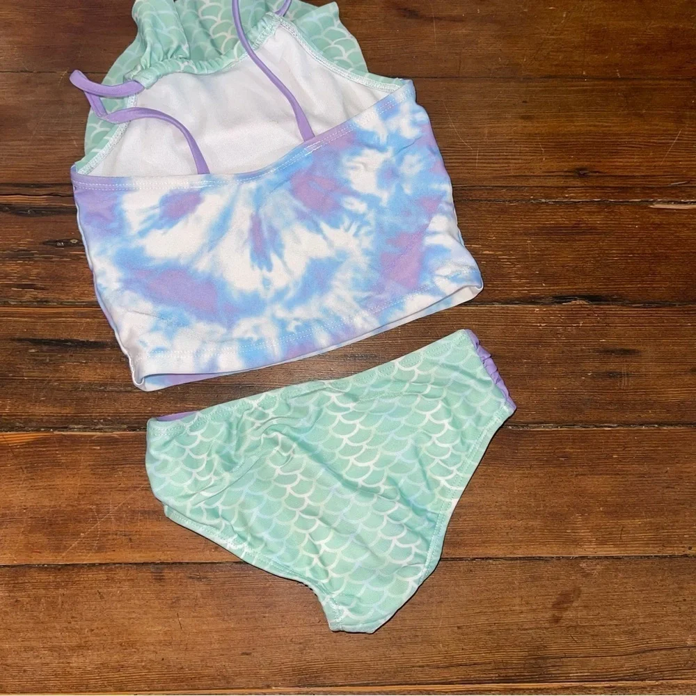 Disney Ariel Kids Swim Set - Green and Purple